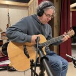 Steve recording some guitar